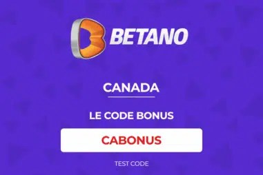 Le code bonus CABonus de Betano Canada