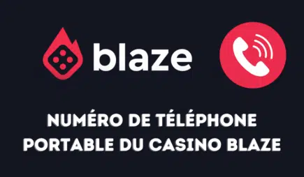 Numéro de téléphone portable du casino Blaze