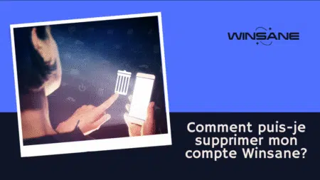 Comment puis-je supprimer mon compte Winsane?