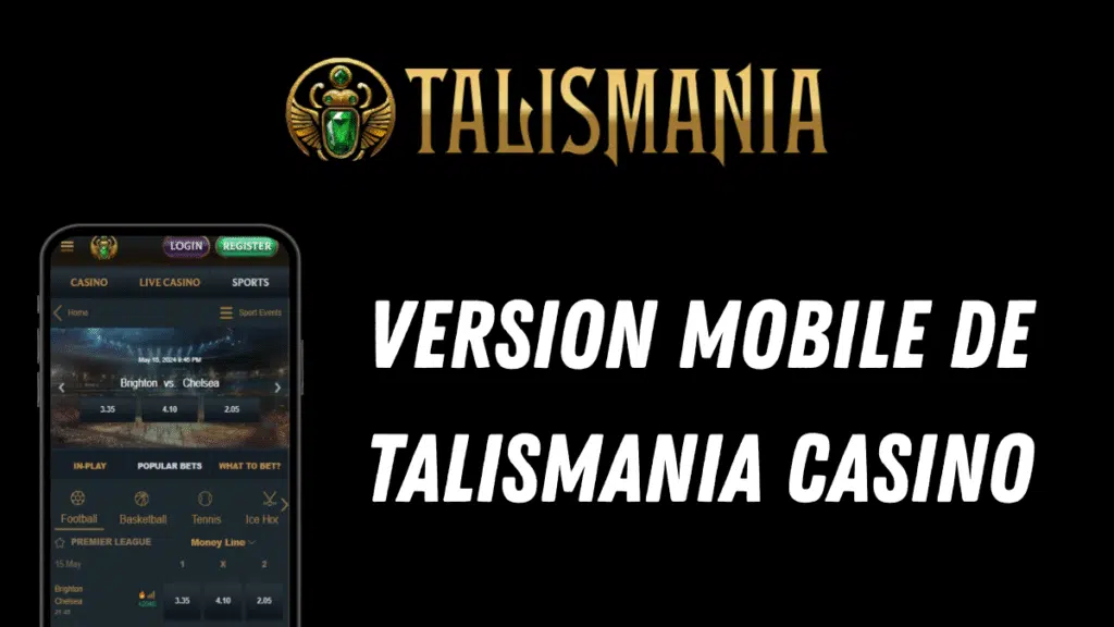 Version mobile de Talismania Casino