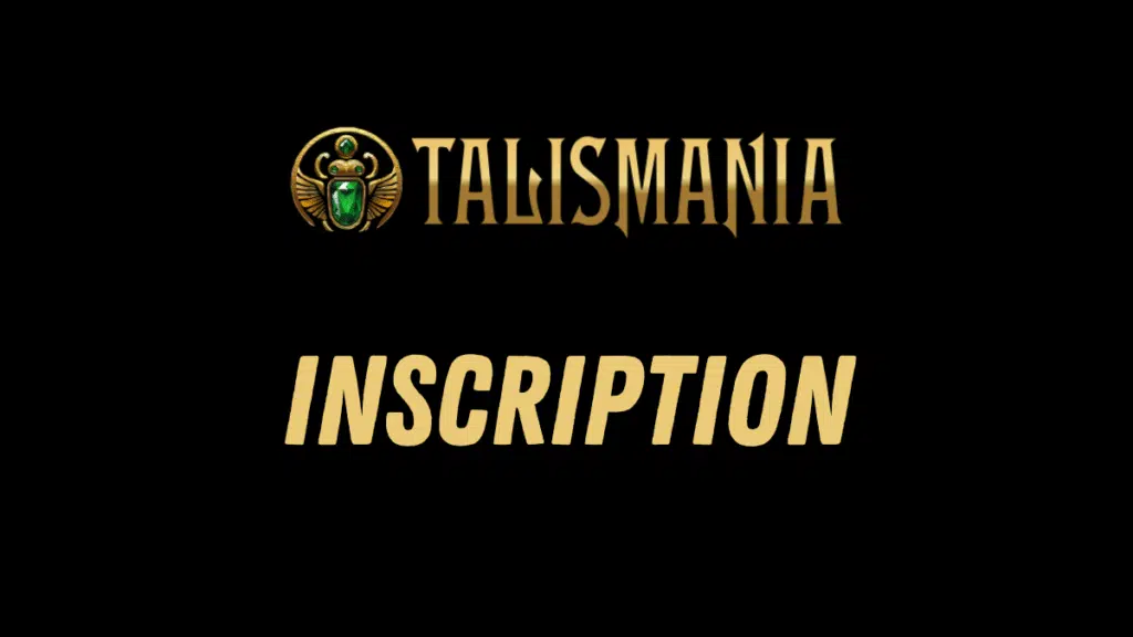 Talismania Casino Insciprtion
