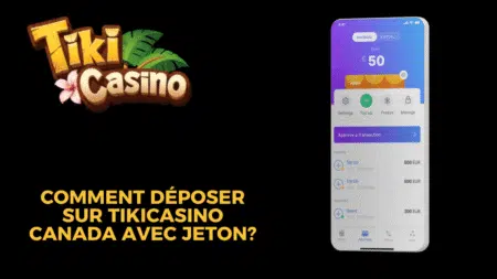 Comment déposer sur TikiCasino Canada avec Jeton?